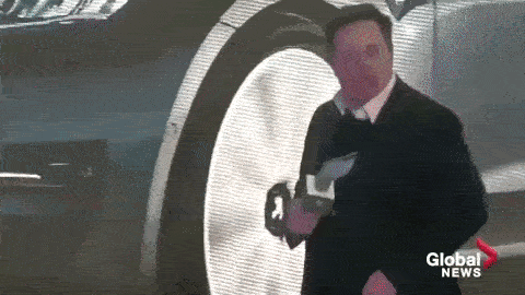 Elon Musk dancing