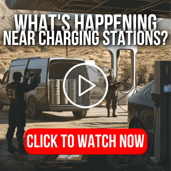 Tesla charging station