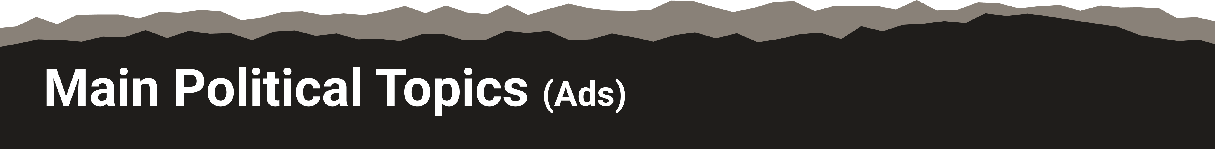 Main Political Topics (Ads)